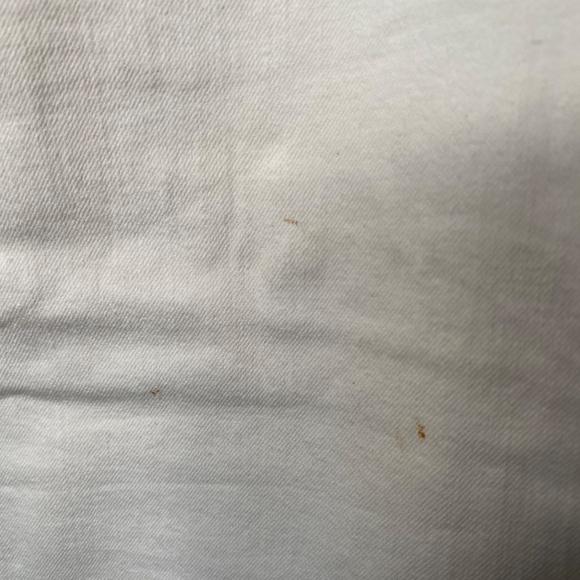 7 For All Mankind Modern Dojo Flare White Linen Blend Jeans Women's Size 27 NWT - Picture 5 of 7